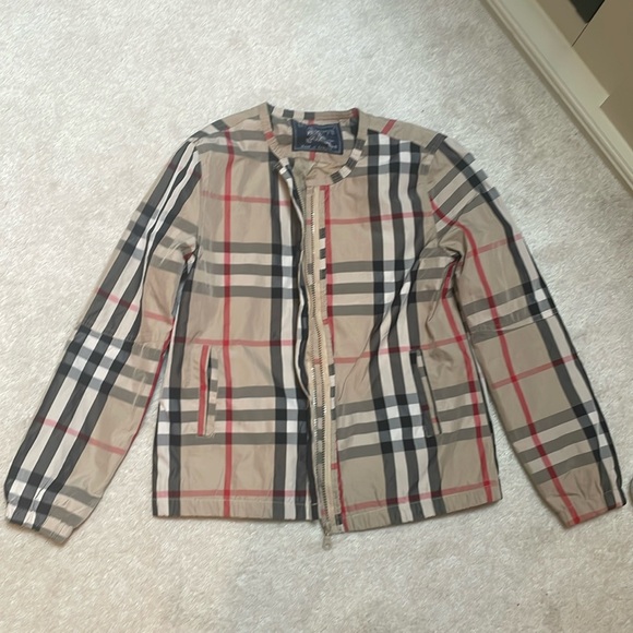 Burberry Tan Plaid Jacket - Picture 7 of 14